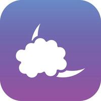 Cloudy Night Vector Icon