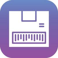 Package Barcode Vector Icon