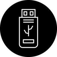 Flash Disk Vector Icon