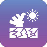 Drought Vector Icon