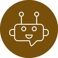 Robot Chat Vector Icon