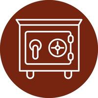 Safe Box Vector Icon