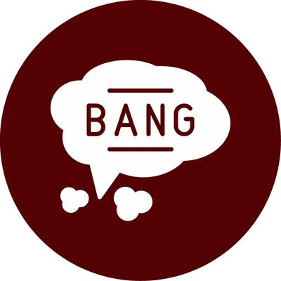 Bang Vector Icon