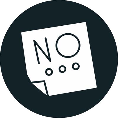 Say No Vector Icon