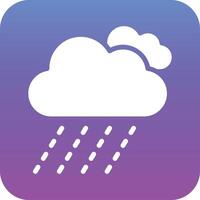 Rainy Clouds Vector Icon