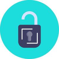 Open Padlock Vector Icon