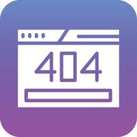 404 Error Vector Icon