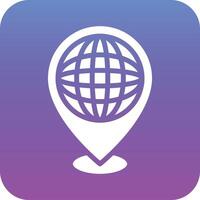 Worldwide Location Vector Icon