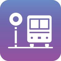 Bus Stop Vector Icon