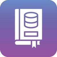 Library Database Vector Icon