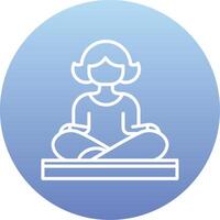 Yoga Vector Icon