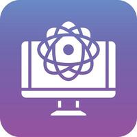 Quantum Computing Vector Icon