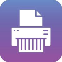 Paper Shredder Vector Icon