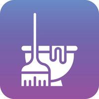 Hair Dye Brush Vector Icon