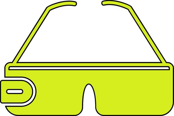 Smart Glasses Vector Icon