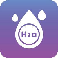 H2O Vector Icon