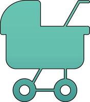 Stroller Vector Icon