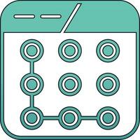 Lock Pattern Vector Icon