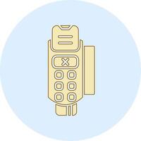 Pos Terminal Vector Icon