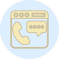 Phone Chat Vector Icon