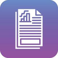 Debt Analysis Vector Icon