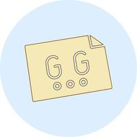 Gg Vector Icon