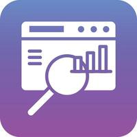 Search Statistics Vector Icon