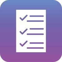 Tasks List Vector Icon