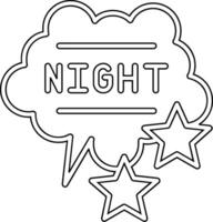 Night Vector Icon