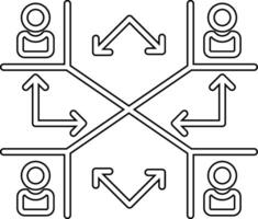Hierarchy Vector Icon