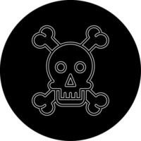 Skull And Bones Vector Icon