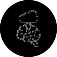 icono de vector de lluvia de ideas