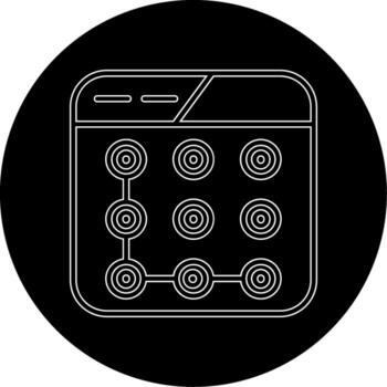 bloquear modelo vector icono