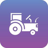 icono de vector de tractor