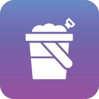 Sand Bucket Vector Icon