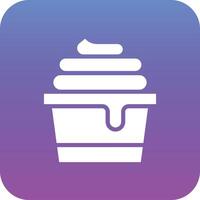 Ice Cream Cup Vector Icon