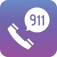 Call 911 Vector Icon