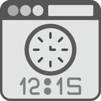 icono de vector de tiempo