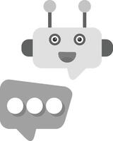 Robot Chat Vector Icon