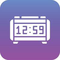 Digital Clock Vector Icon