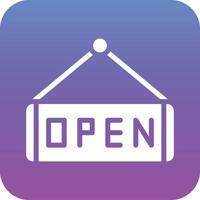 Open Tag Vector Icon