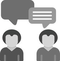 Couple Chat Vector Icon