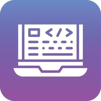 icono de vector de codificación web