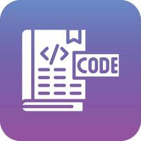 Coding Book Vector Icon