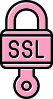 icono de vector de ssl