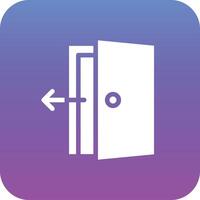 Exit Door Vector Icon