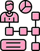 Hierarchical Structure Vector Icon