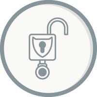 Open Padlock Vector Icon