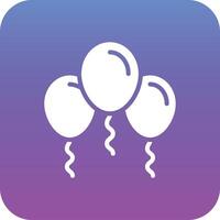 Balloons Vector Icon