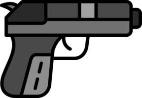 icono de vector de pistola